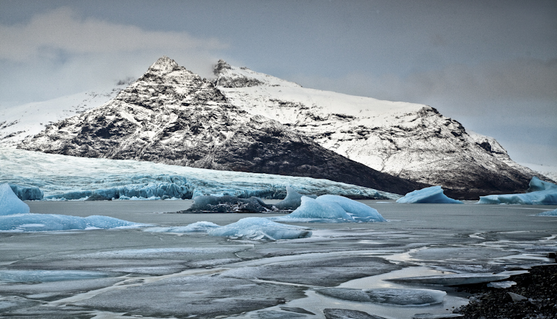 iceland ice in bay by greg duncan