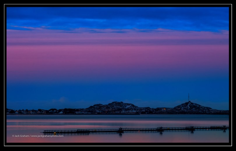 sunrise in lofoton, norway