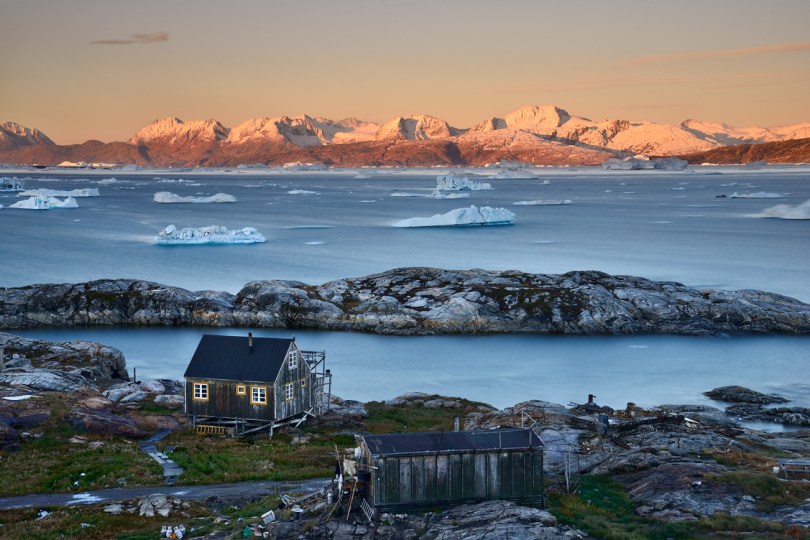 greenland sunrise